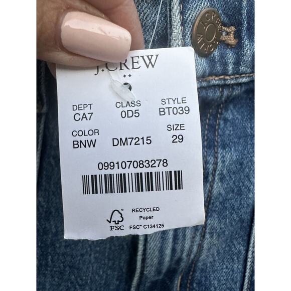 J.Crew Factory Utility Pocket Cargo Jeans Pants Stretch Tapered Leg Sz 29 NWT - Picture 9 of 13